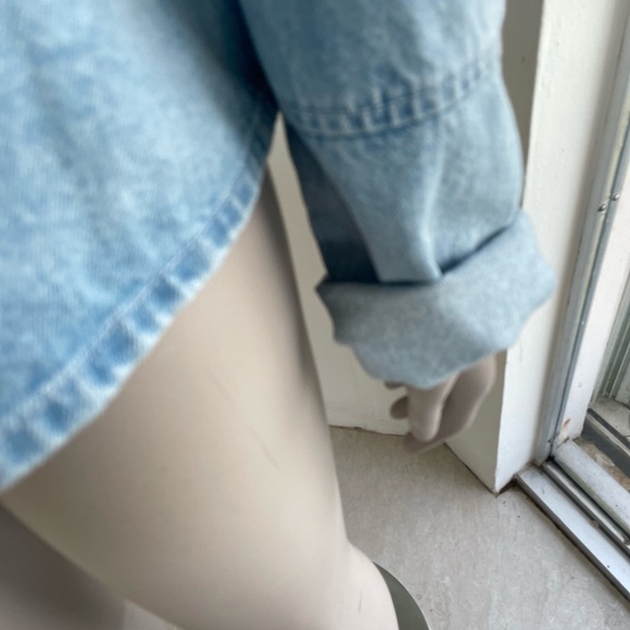 ASOS Denim Lightwash Top US Size 14/ UK 18 NWT - Picture 9 of 13